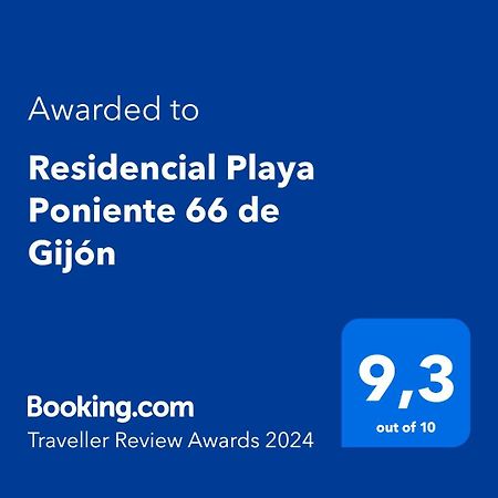 Appartement Residencial Playa Poniente 66 De Gijón Extérieur photo