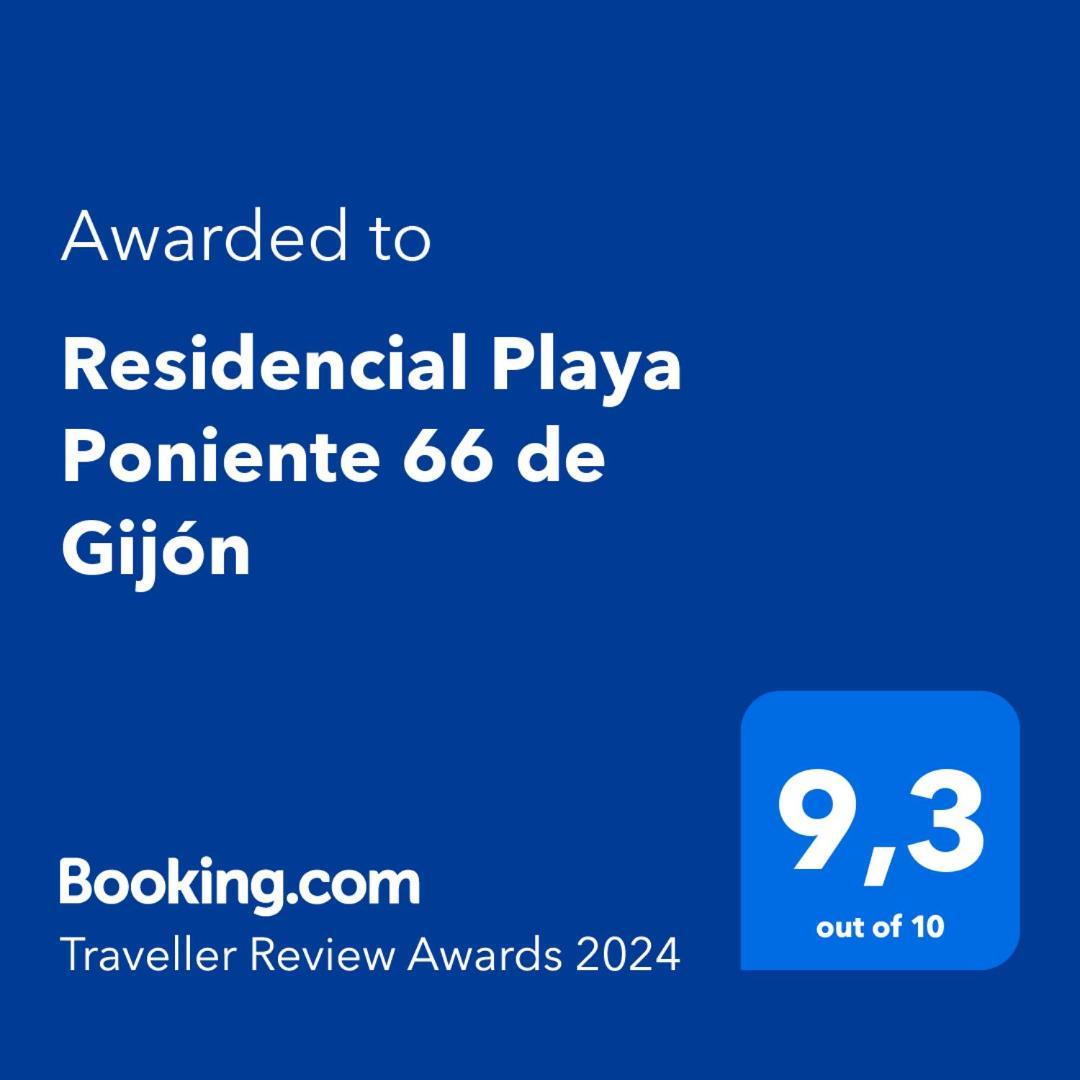 Appartement Residencial Playa Poniente 66 De Gijón Extérieur photo